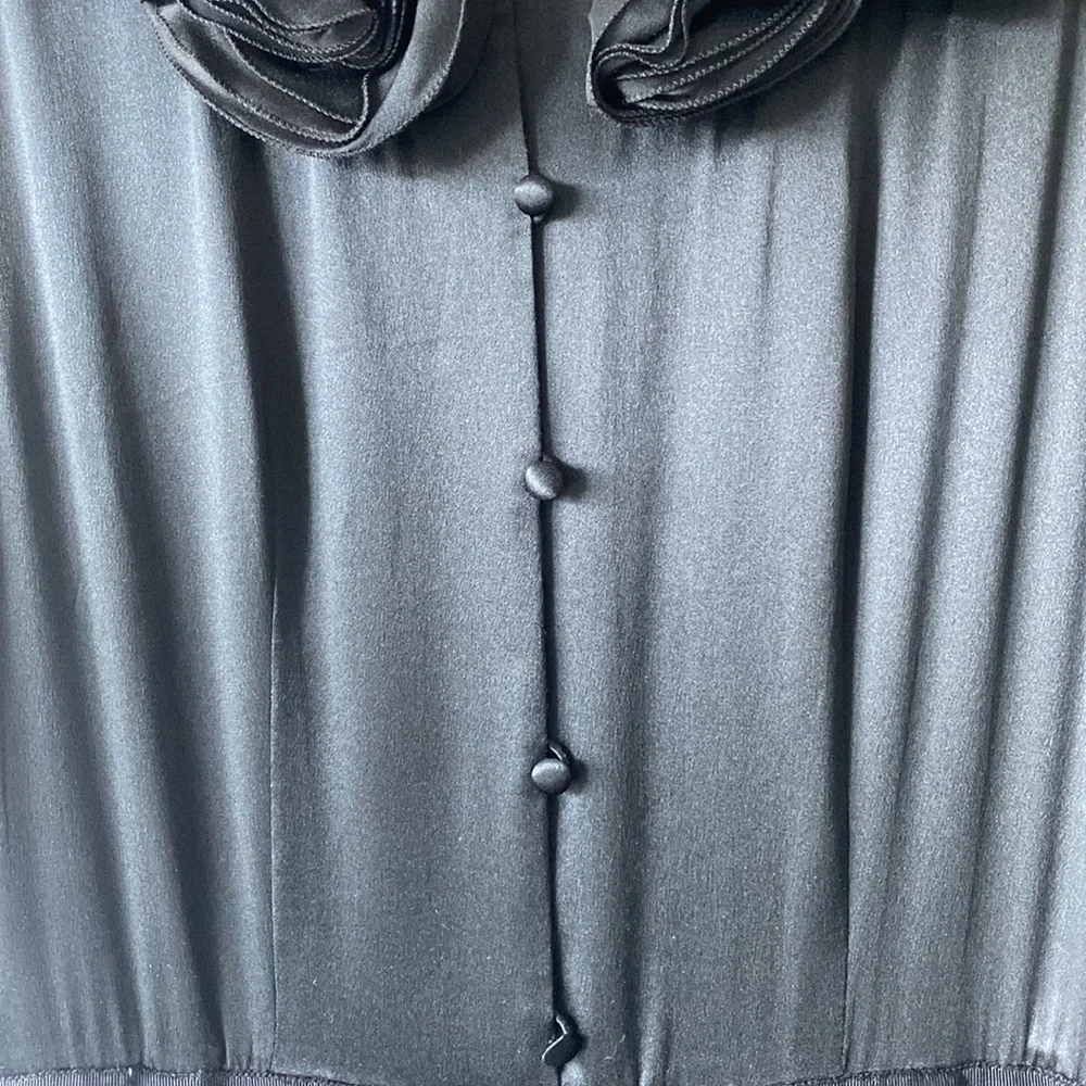 MAGASCHONI Collection Black Dress Silk - Picture 6 of 12